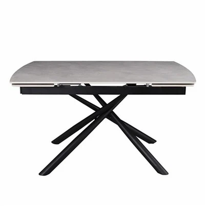 โต๊ะรับประทานอาหารแผ่นหินปรับขนาดได้